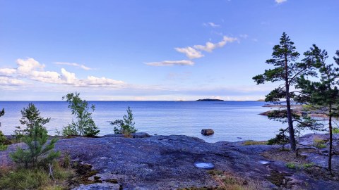 Beautiful views in the islands of Espoo, Finland