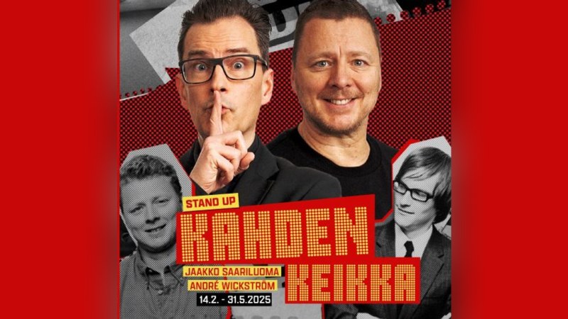 Kahden Keikka – Saariluoma & Wickström stand up -kiertue K-16