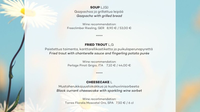 Welcome to taste summer menu at Glo Grill Kitchen 24.6.-14.8.2024!