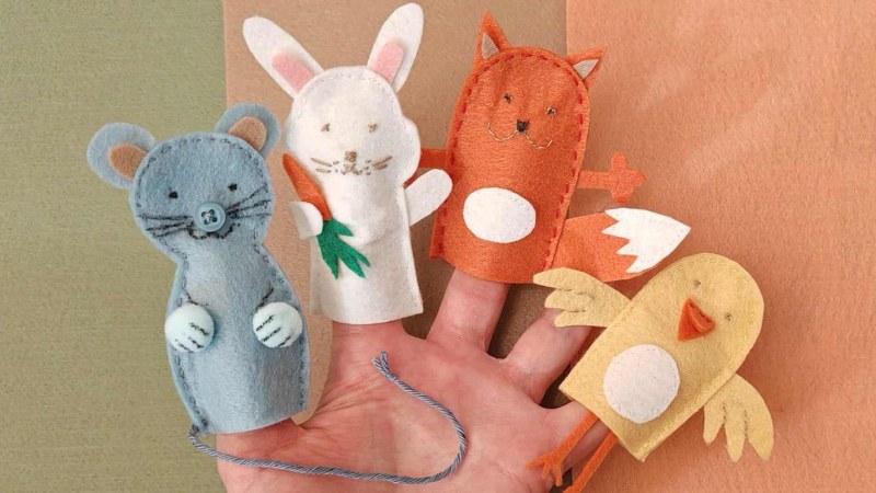 Cute finger puppets workshop