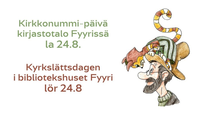 Kirkkonummi-päivä kirjastotalo Fyyrissä la 24.8.