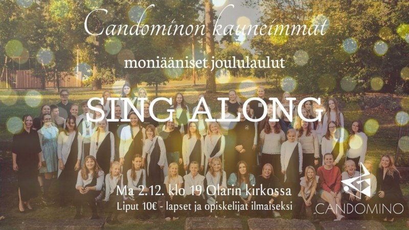 Candominon kauneimmat moniääniset joululaulut - sing along