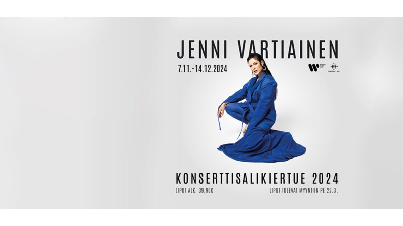 Jenni Vartiainen Konserttisalikiertue 2024