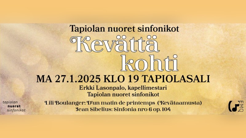 Tapiolan nuoret sinfonikot - Kevättä kohti