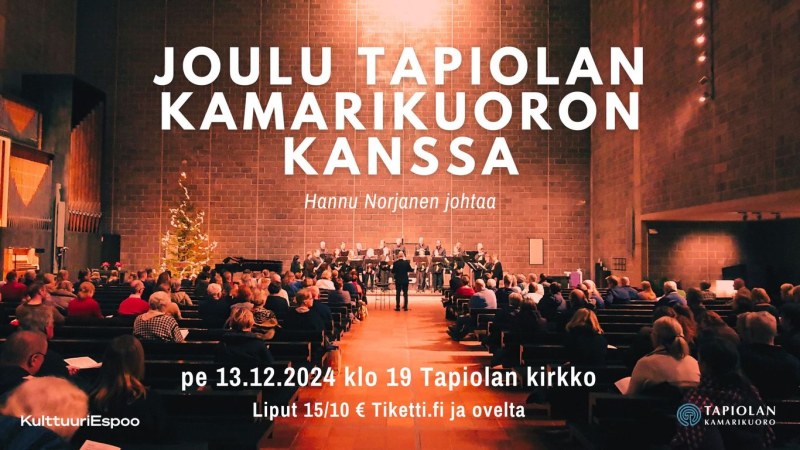 Joulu Tapiolan kamarikuoron kanssa