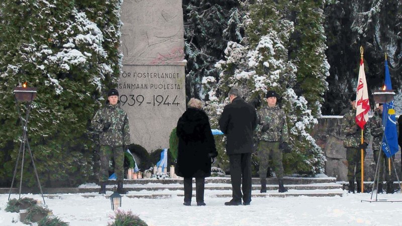 Independence Day devotion and hero's grave visit in Espoo Cathedral